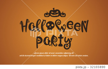 Background of Halloween Party collection Background of Halloween Party collection 32103890