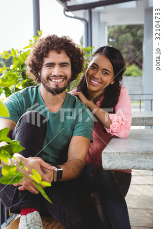 Portrait of couple smiling 32104733