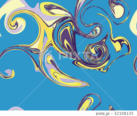 Mardi Gras seamless line marble pattern, Vector 32108135