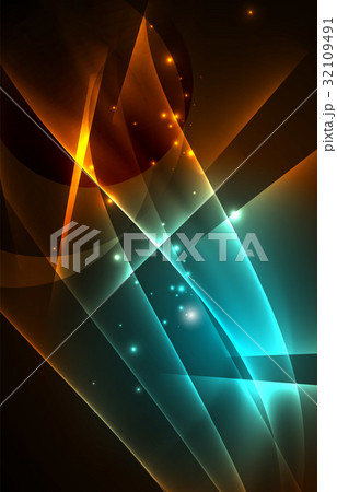 Vector polar lights concept background 32109491