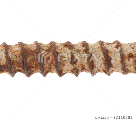 Rusted old screw isolated Rusted old screw isolated 32110282