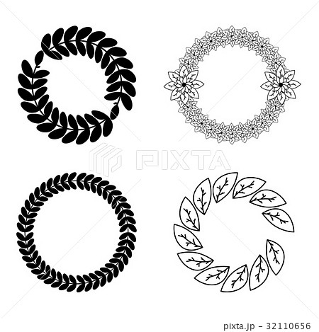 Leaf laurel set vector design Leaf laurel set vector design 32110656
