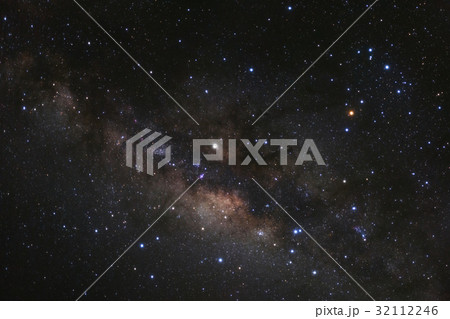Milky way galaxy with stars and space dust Milky way galaxy with stars and space dust 32112246