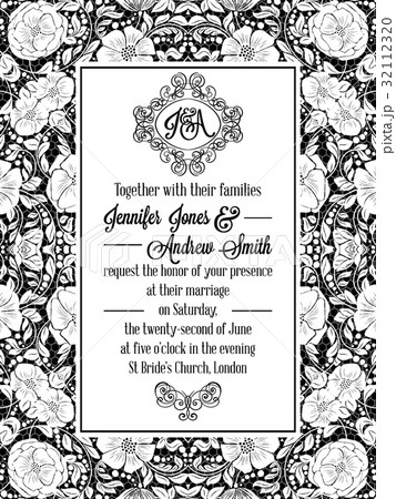Elegant floral swirls, lacy pattern ornate frame Elegant floral swirls, lacy pattern ornate frame 32112320