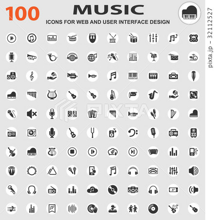 music icon set 32112527