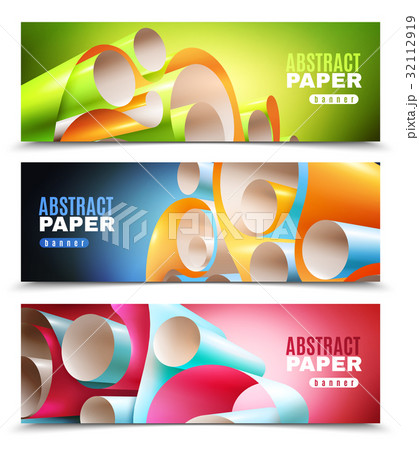 Paper Roll Banners Set Paper Roll Banners Set 32112919