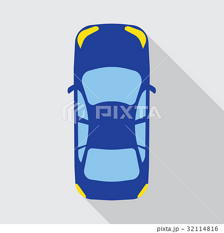 car top view vehicleのイラスト素材 [32114816] - PIXTA