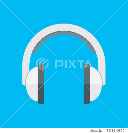 Headphones in flat style Headphones in flat style 32114902