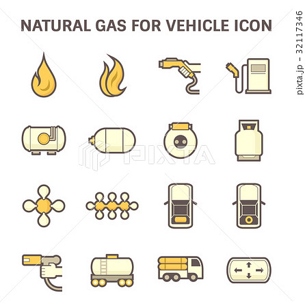 natural gas icon natural gas icon 32117346