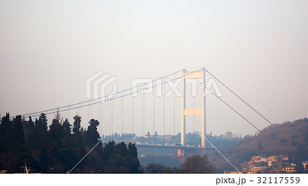 Fatih Sultan Mehmet Bridge. Istanbul, Turkey. Fatih Sultan Mehmet Bridge. Istanbul, Turkey. 32117559