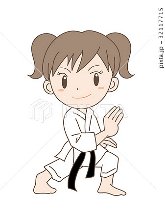 空手・女の子A 32117715