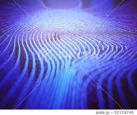 Fingerprint Binary Code Labyrinth 32119740