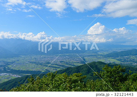 長野　伊那谷の風景 32121443