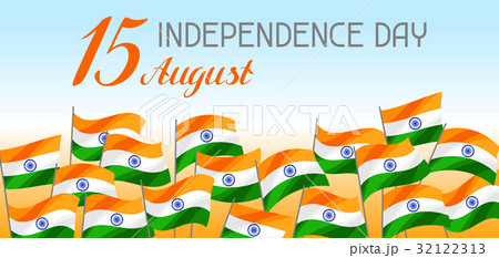 India Independence Day banner. Celebration 15 th India Independence Day banner. Celebration 15 th 32122313