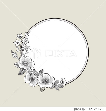Floral background. Flower bouquet greeting card 32124672