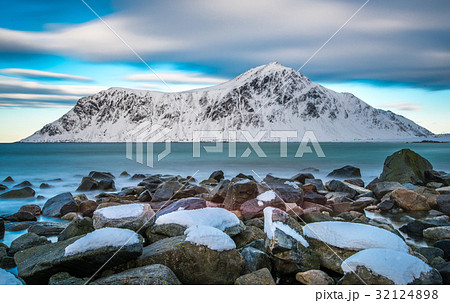 Lofoten the beautiful island in Norway. Lofoten the beautiful island in Norway. 32124898