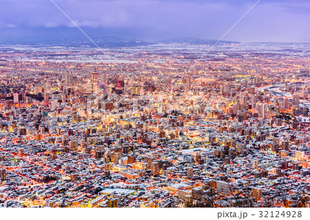 Sapporo, Japan Cityscape 32124928