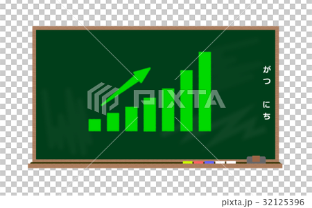 Blackboard and graph 32125396