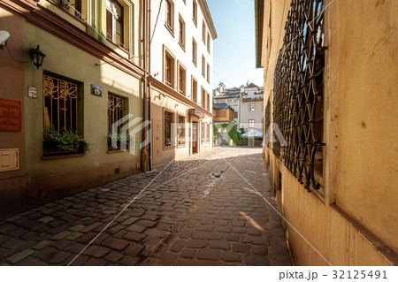 Krakow old city center view Krakow old city center view 32125491