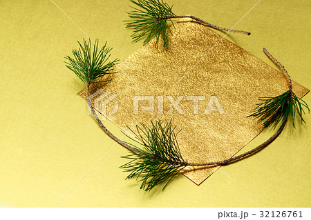 背景素材・松金和紙 背景素材・松金和紙 32126761