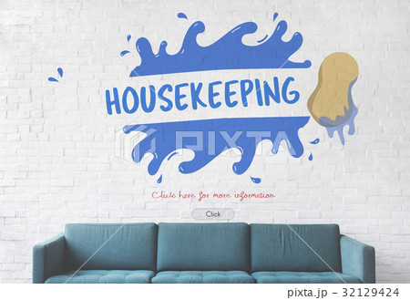 Housekeeping Wash Service Help Concept 32129424