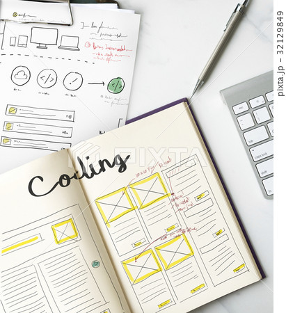 Develop Coding Web Design Coding Web Template Develop Coding Web Design Coding Web Template 32129849