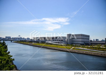 東雲運河からの豊洲市場 32131281