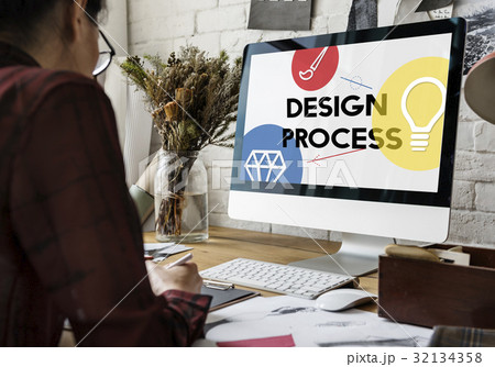 Creativity artistic ideas icon graphic 32134358