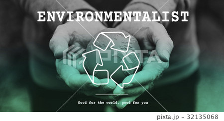 Recycle icon eco friendly green 32135068