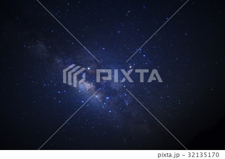 Milky way galaxy. Long exposure photograph. Milky way galaxy. Long exposure photograph. 32135170