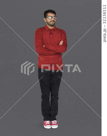 Indian Ethnicity Cheerful Confident Studio Concept Indian Ethnicity Cheerful Confident Studio Concept 32136511