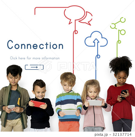 Network connection graphic overlay background 32137714