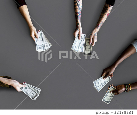 Money Cash Earnings Financial Buy Sale Pay 32138231