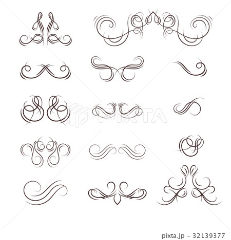 A collection of decorative monograms and a 32139377
