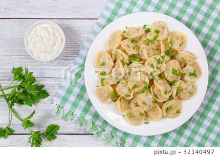 homemade meat dumplings of wholemeal flour homemade meat dumplings of wholemeal flour 32140497