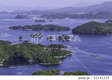 展海峰から九十九島をながめる 展海峰から九十九島をながめる 32141225