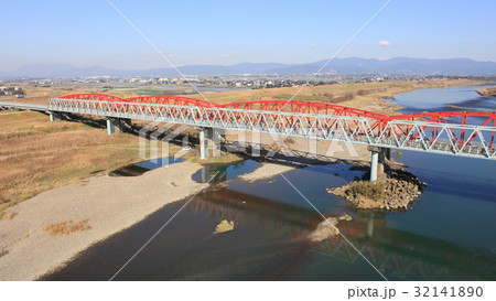 筑後川橋 片の瀬橋 大刀洗町と久留米市を結筑後川上の橋(九州北部豪雨前) 筑後川橋 片の瀬橋 大刀洗町と久留米市を結筑後川上の橋(九州北部豪雨前) 32141890