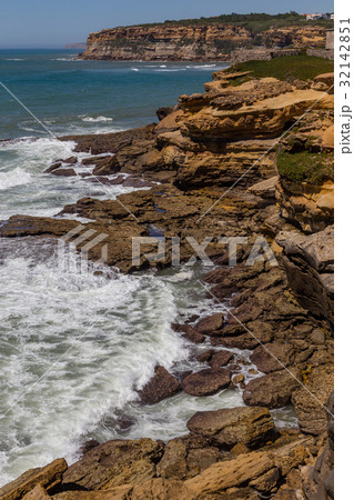 view on coast line rocks in ocean 32142851