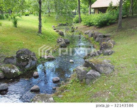 農村の風景 32143586