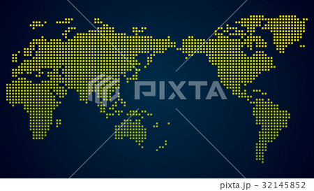 World map square dot Vector 32145852