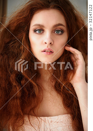 Porter is a beautiful red-haired girl with Porter is a beautiful red-haired girl with 32147122