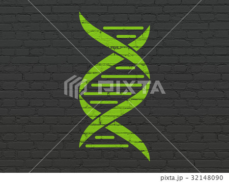 Healthcare concept: DNA on wall background Healthcare concept: DNA on wall background 32148090