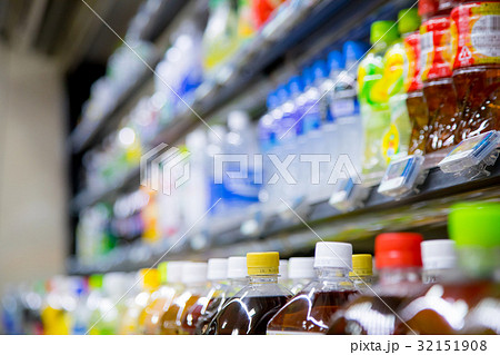 背景ぼかし　ソフトドリンク, 清涼飲料, ノンアルコール, 飲み物, ドリンク, ペットボトル, 32151908