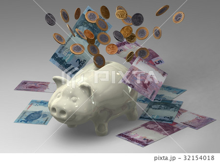 Real piggy bank 32154018