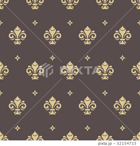 Seamless Pattern With Royal Lily 32154715