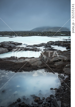 Iceland, Blue lagoon landscape 32155141