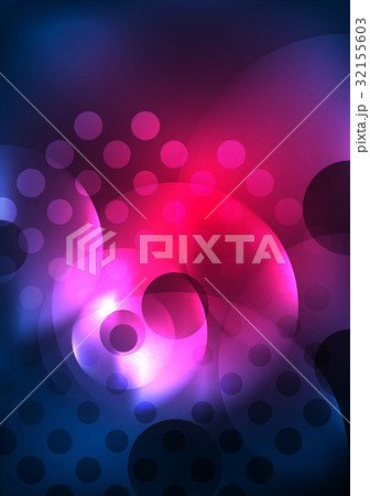 Glowing circles in the dark 32155603