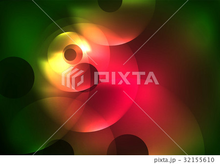 Glowing circles in the dark 32155610