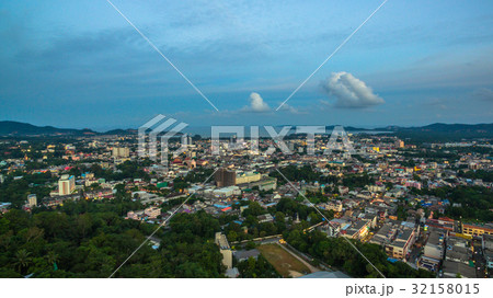 Khao Rang viewpoint landmark of Phuket town. 32158015