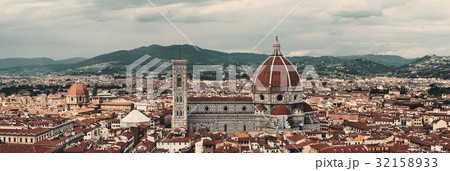 Duomo Santa Maria Del Fiore from Tower of Arnolfo at Palazzo Vecchio 32158933